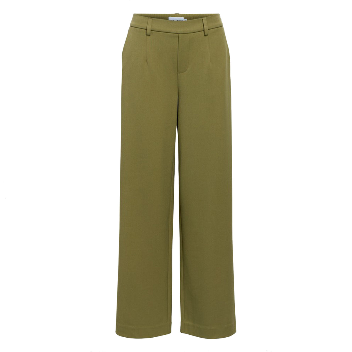 OBJECT BROEK LISA WIDE MARTINI OLIVE