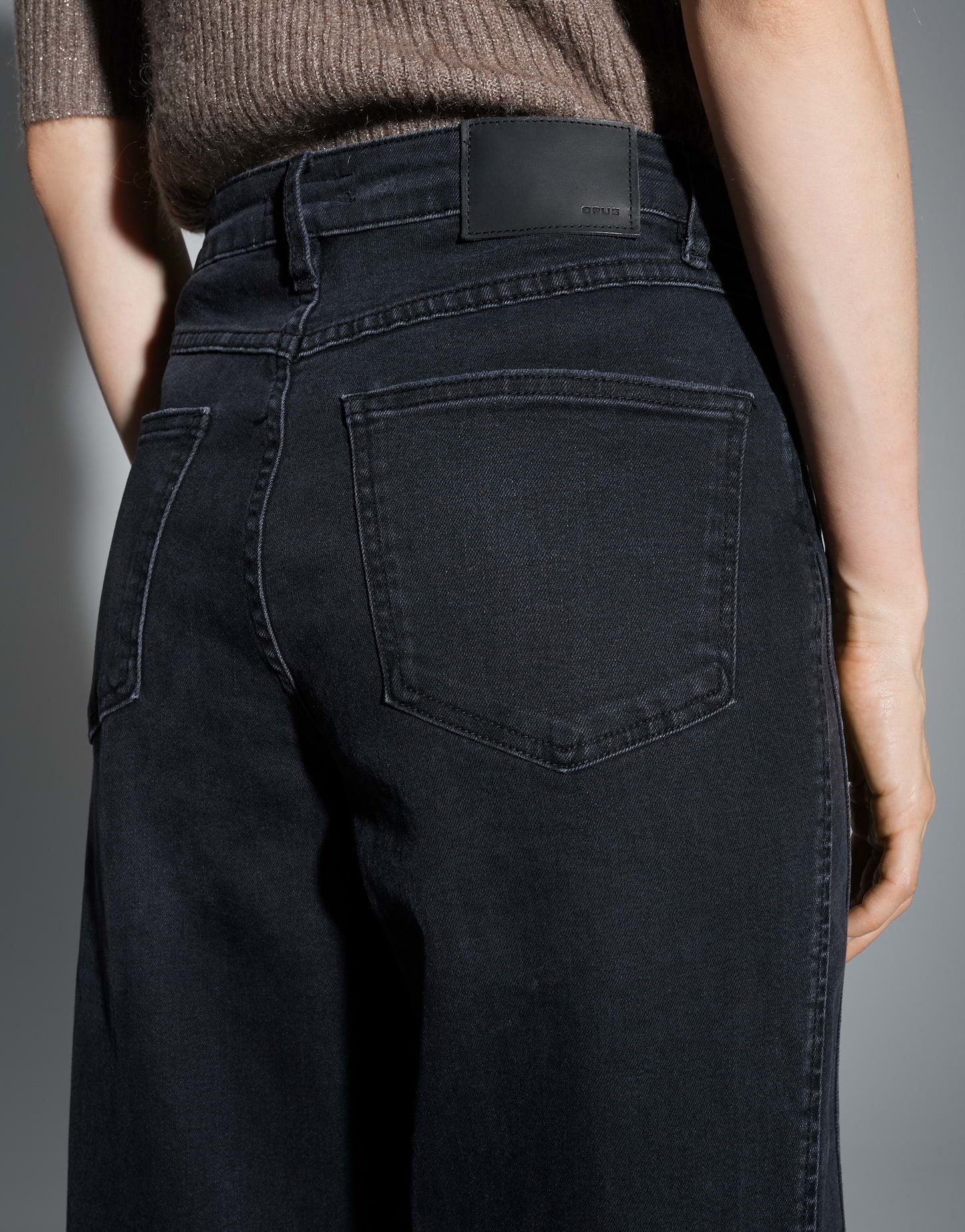 OPUS JEANS LOLAH EDGY DARK COSMIC GREY