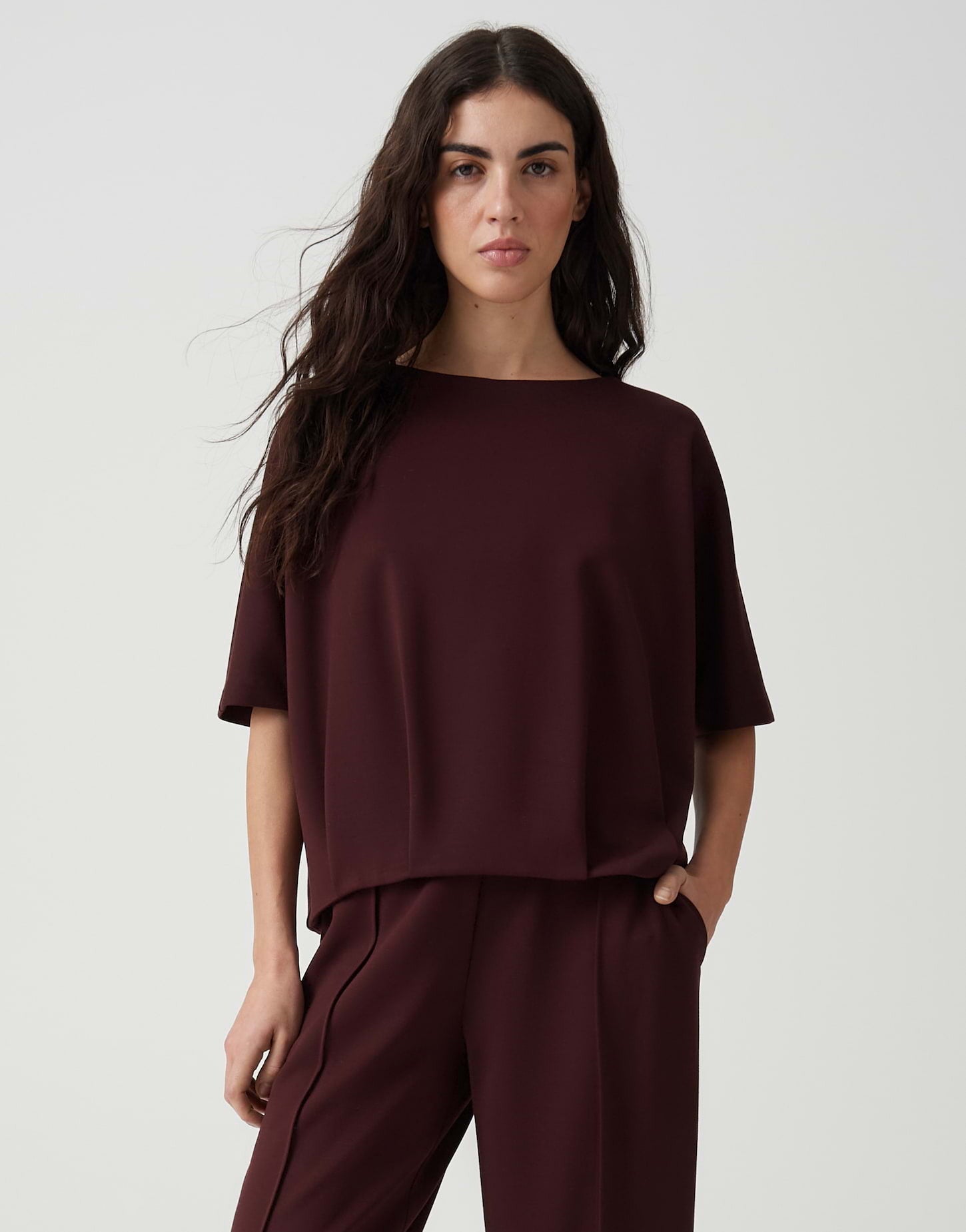 OPUS SWEATSHIRT GINNE CHERRY JAM