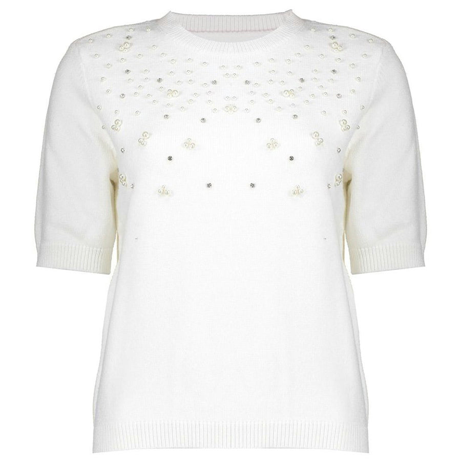 GEISHA TRUI PEARLS OFF-WHITE