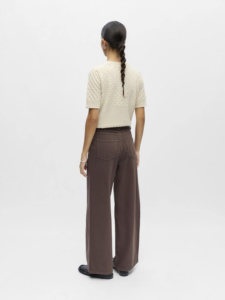 OBJECT JEANS ROSIE WIDE SEAL BROWN