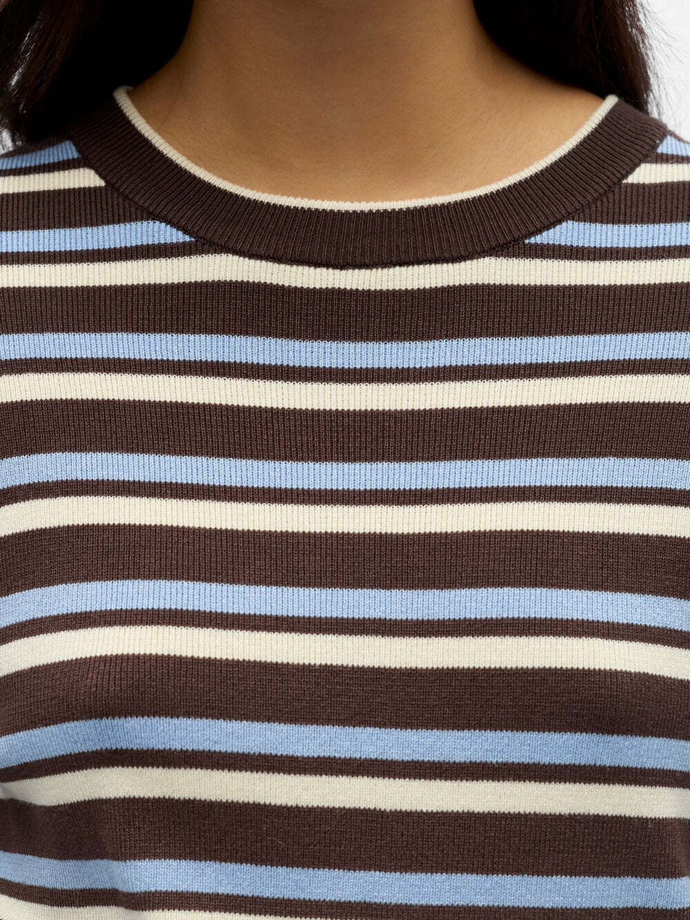 OBJECT SHIRT GERIBBELD SEAL BROWN/SERENITY + BIRCH