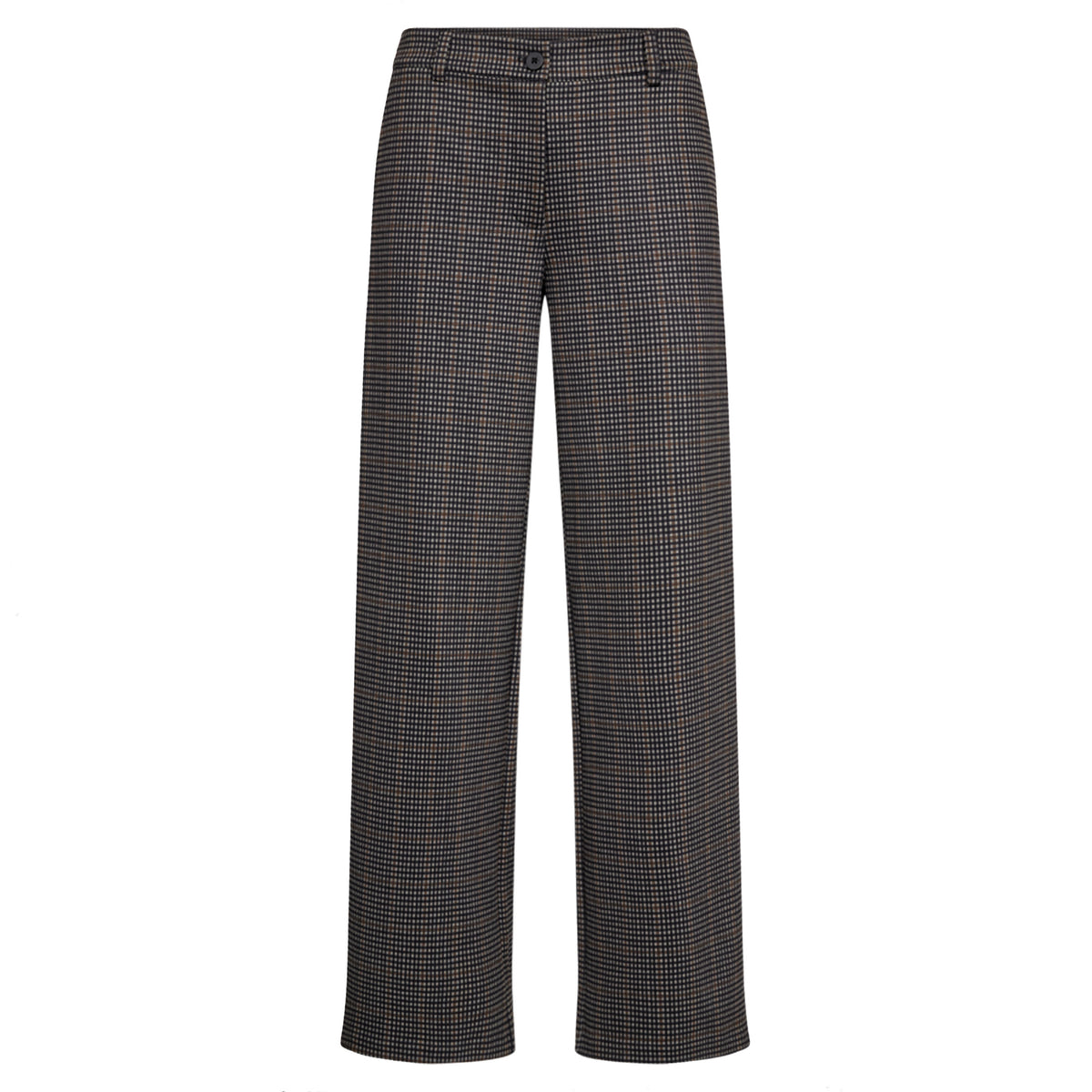 FREEQUENT BROEK NADUVA BLACK/DESERT TAUPE