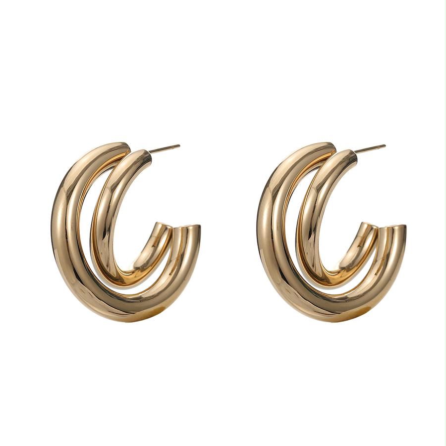 BY JAM OORBELLEN TWO RINGS GOLD