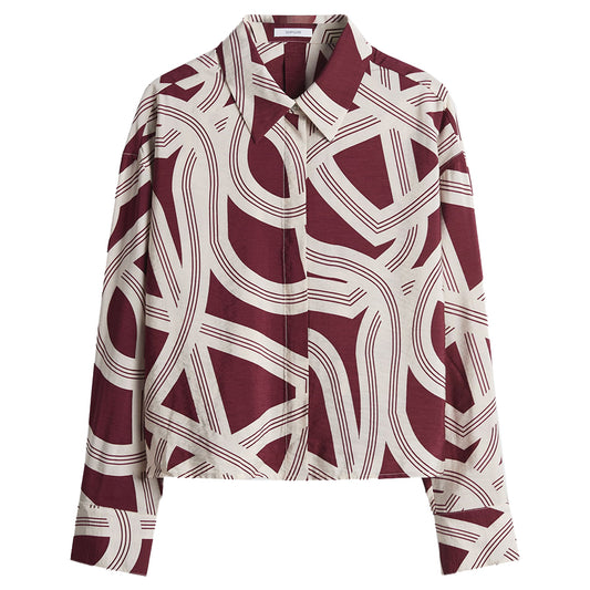 OPUS BLOUSE FAMENA LANE CASSIS