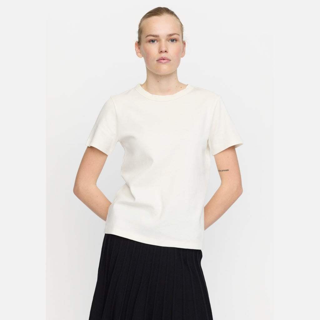SOFT REBELS T-SHIRT HELLA SNOW WHITE
