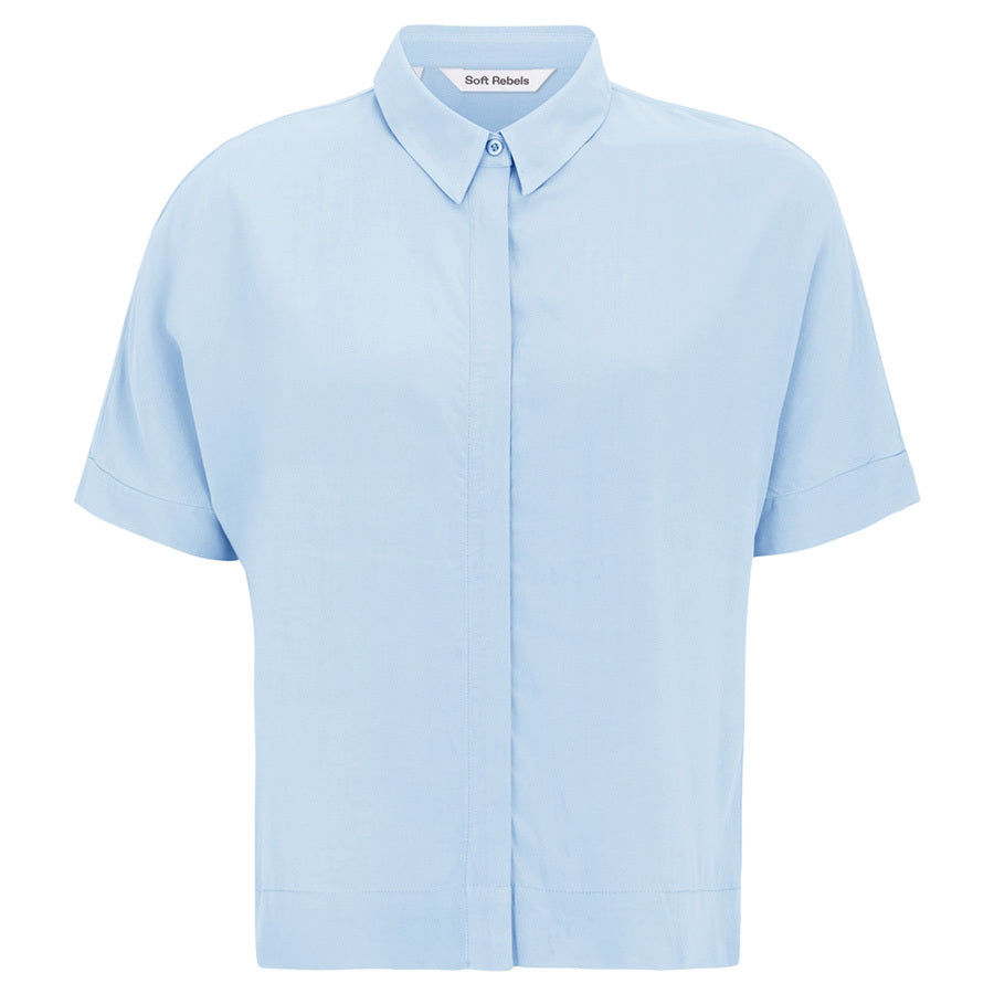 SOFT REBELS BLOUSE FREEDOM CASHMERE BLUE