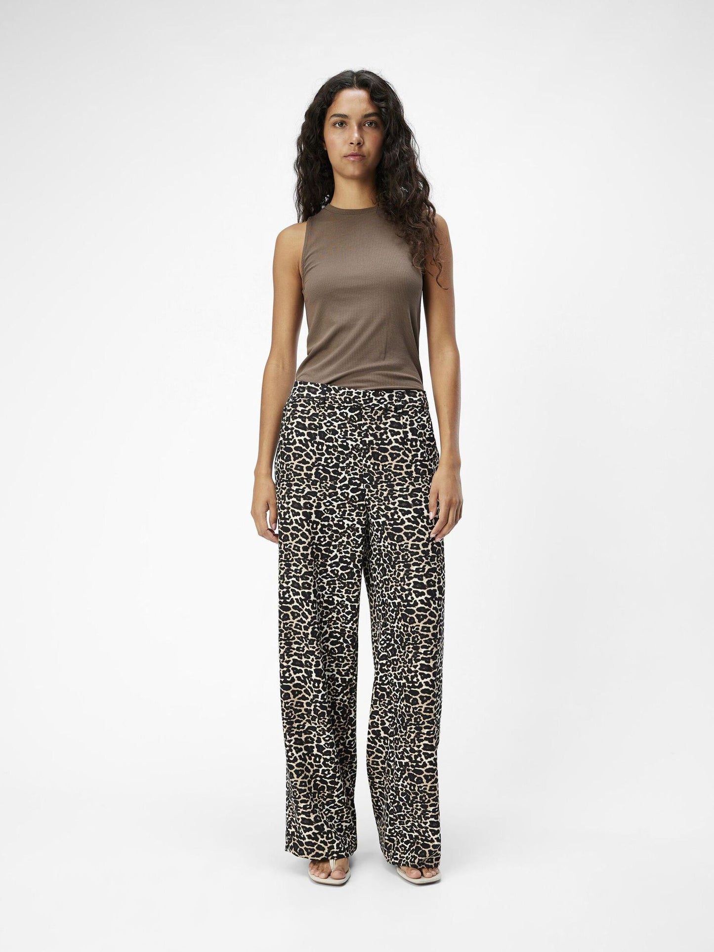 OBJECT BROEK ALBA LISA HUMUS/LEO