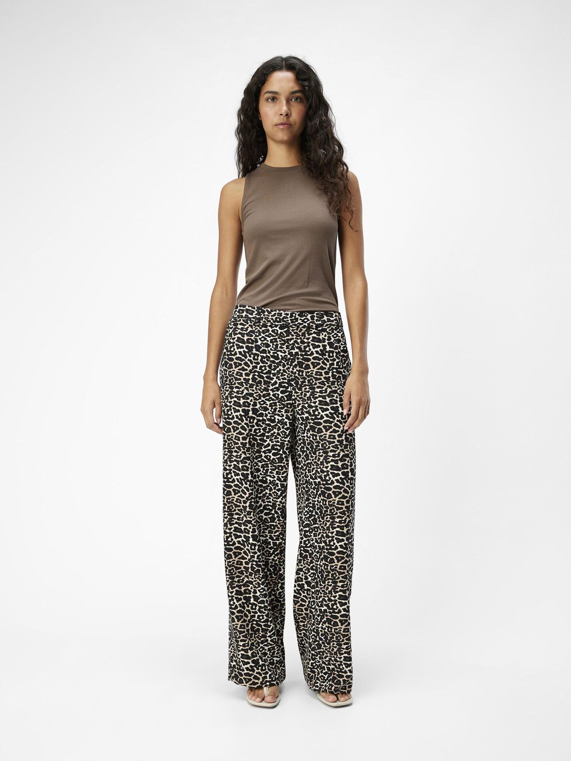 OBJECT BROEK ALBA LISA HUMUS/LEO