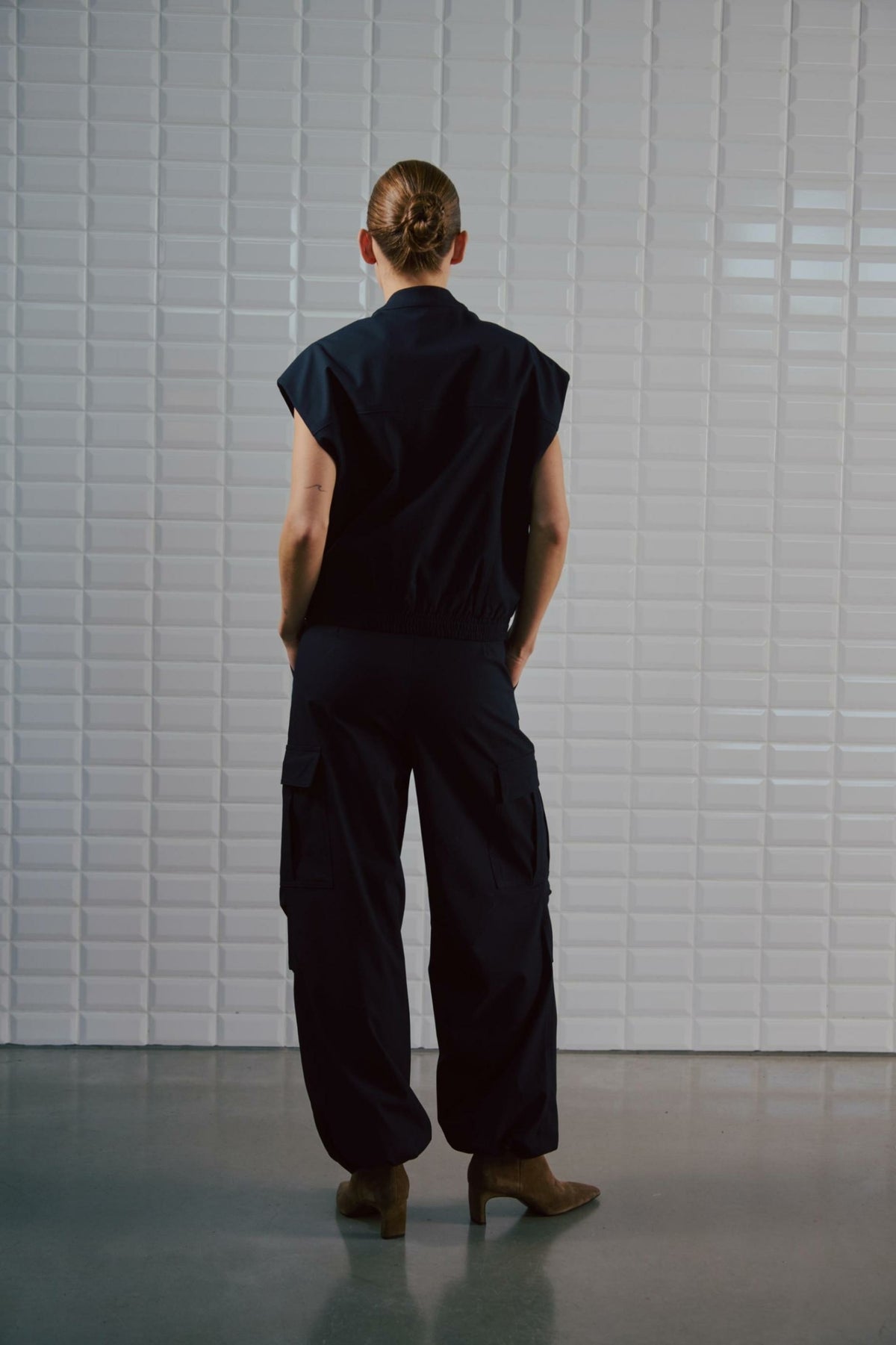 WITHBLACK BROEK ANNA MIDNIGHT BLUE
