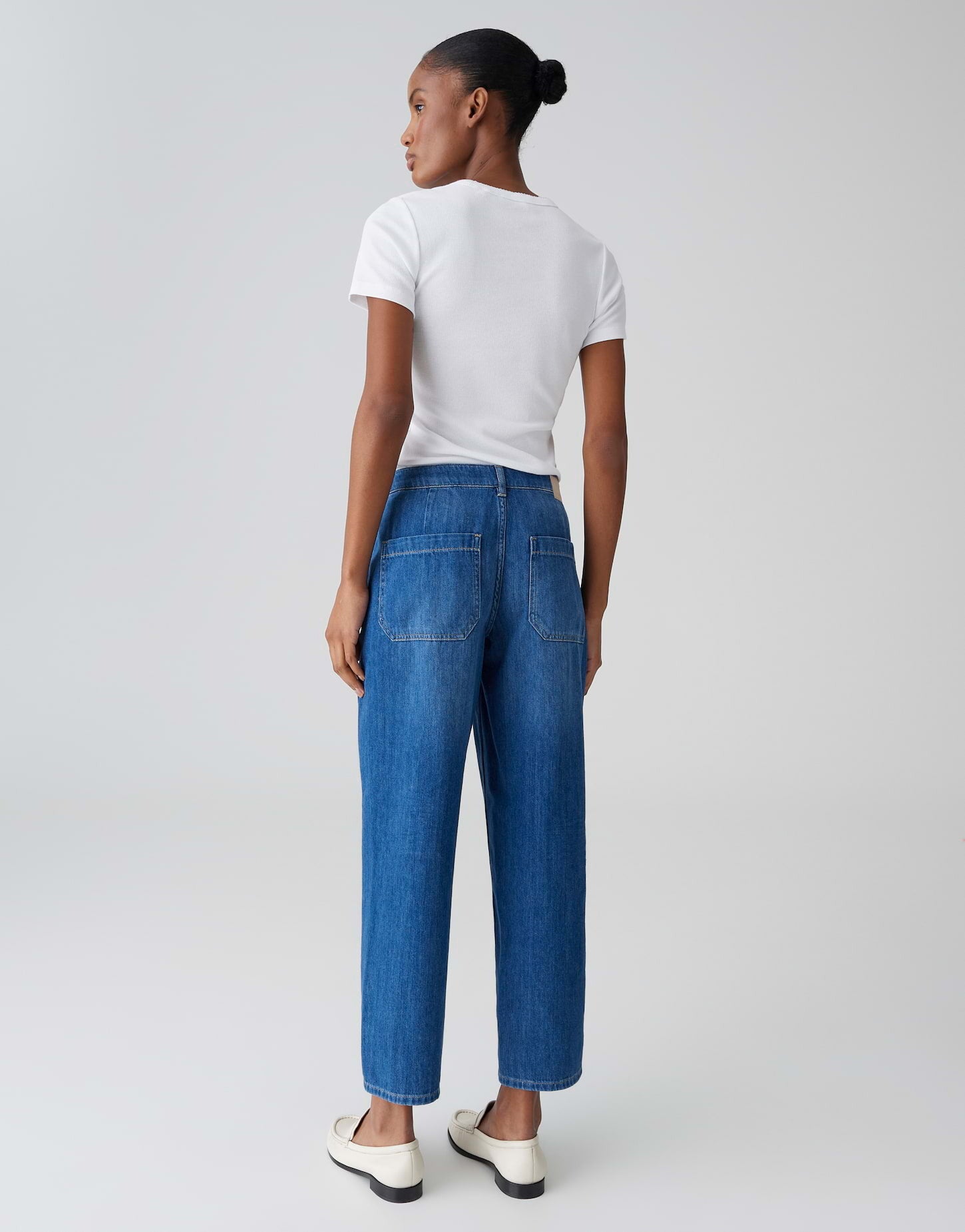 OPUS JEANS LOLAH COMFY MID SLOUCHY BLUE