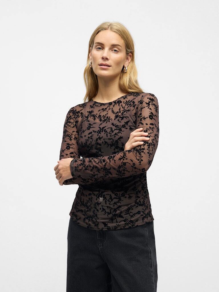 OBJECT TOP ADELINE SEAL BROWN/BLACK