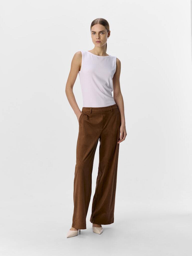 OBJECT BROEK FENJA LISA RAWHIDE