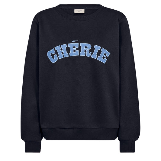 FREEQUENT SWEATER WANA SALUTE/WEDGEWOOD