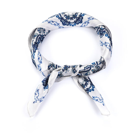 MICHELLE SJAALTJE FLOWERPRINT WHITE/BLUE