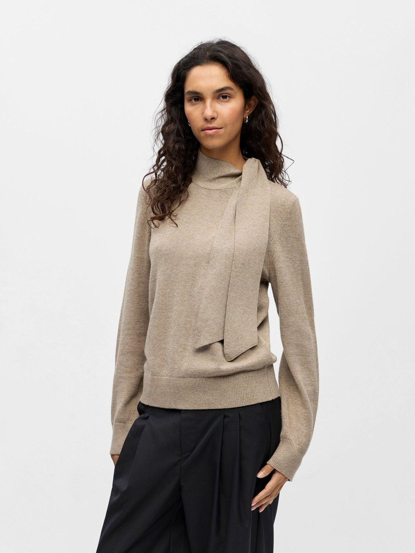 OBJECT TRUI THESS BOW DESERT TAUPE/MELANGE