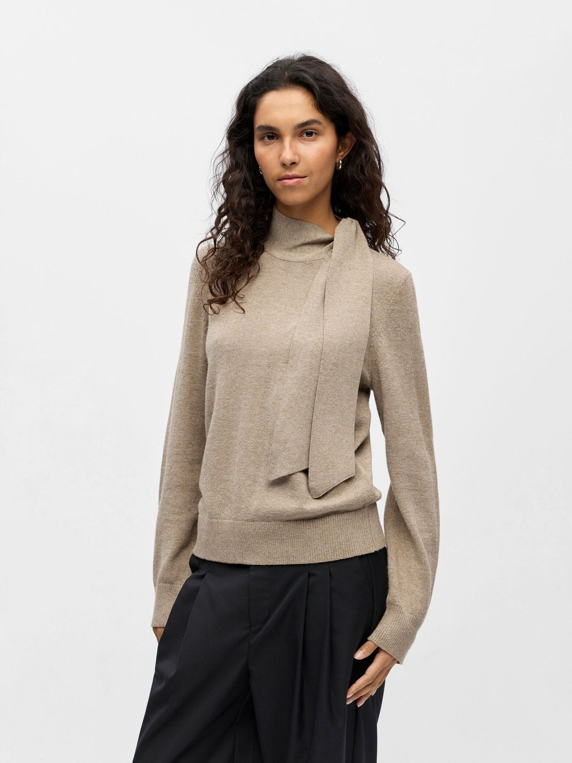 OBJECT TRUI THESS BOW DESERT TAUPE/MELANGE