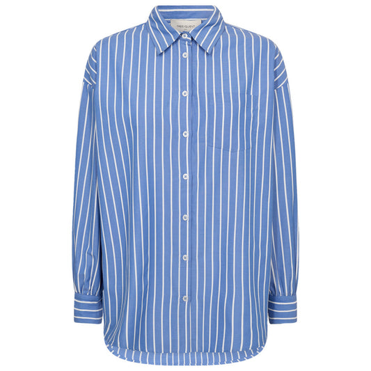 FREEQUENT BLOUSE ZAPPA ULTRAMARINE/STAR OFF-WHITE