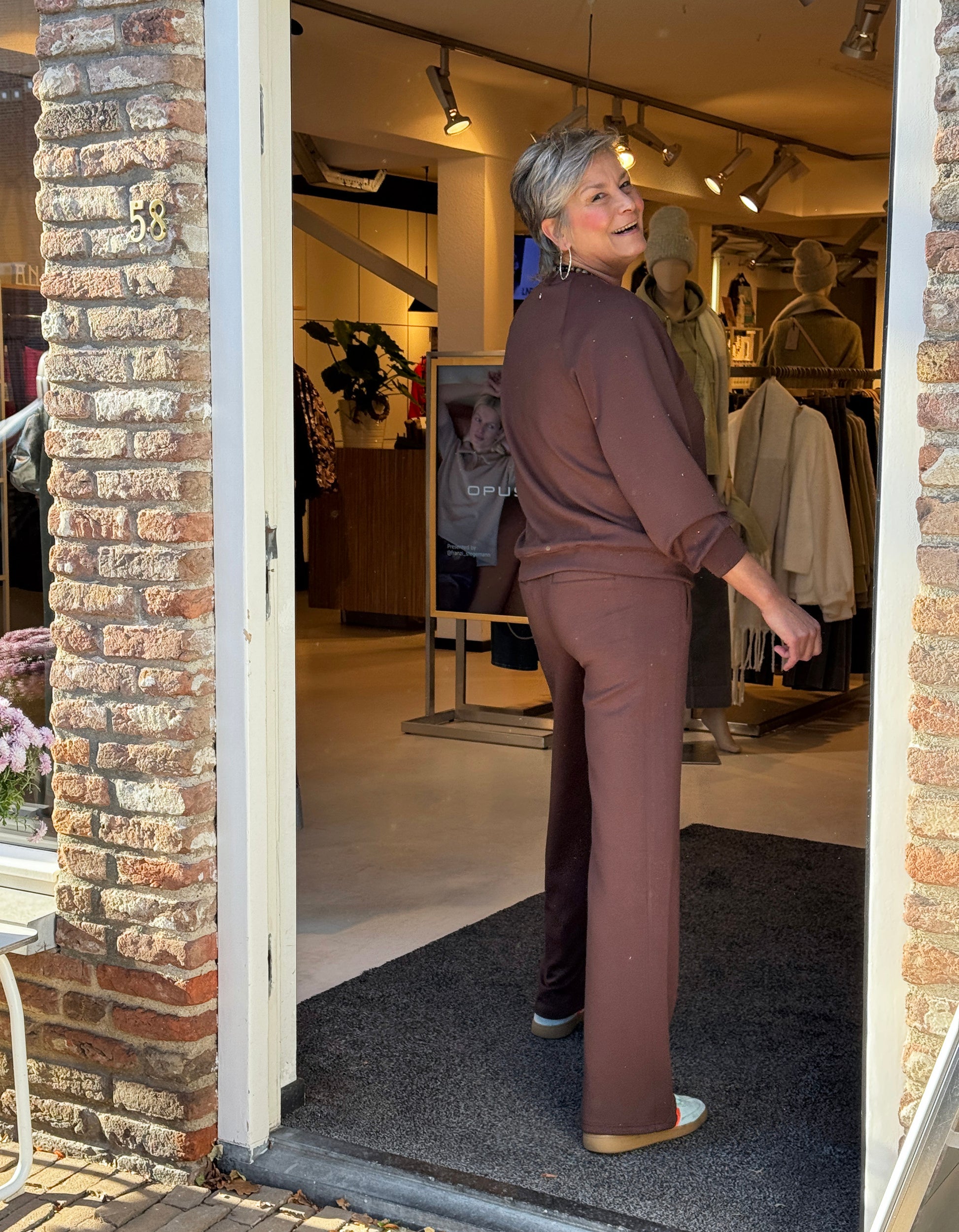 TRAMONTANA BROEK TECHNICAL ESPRESSO