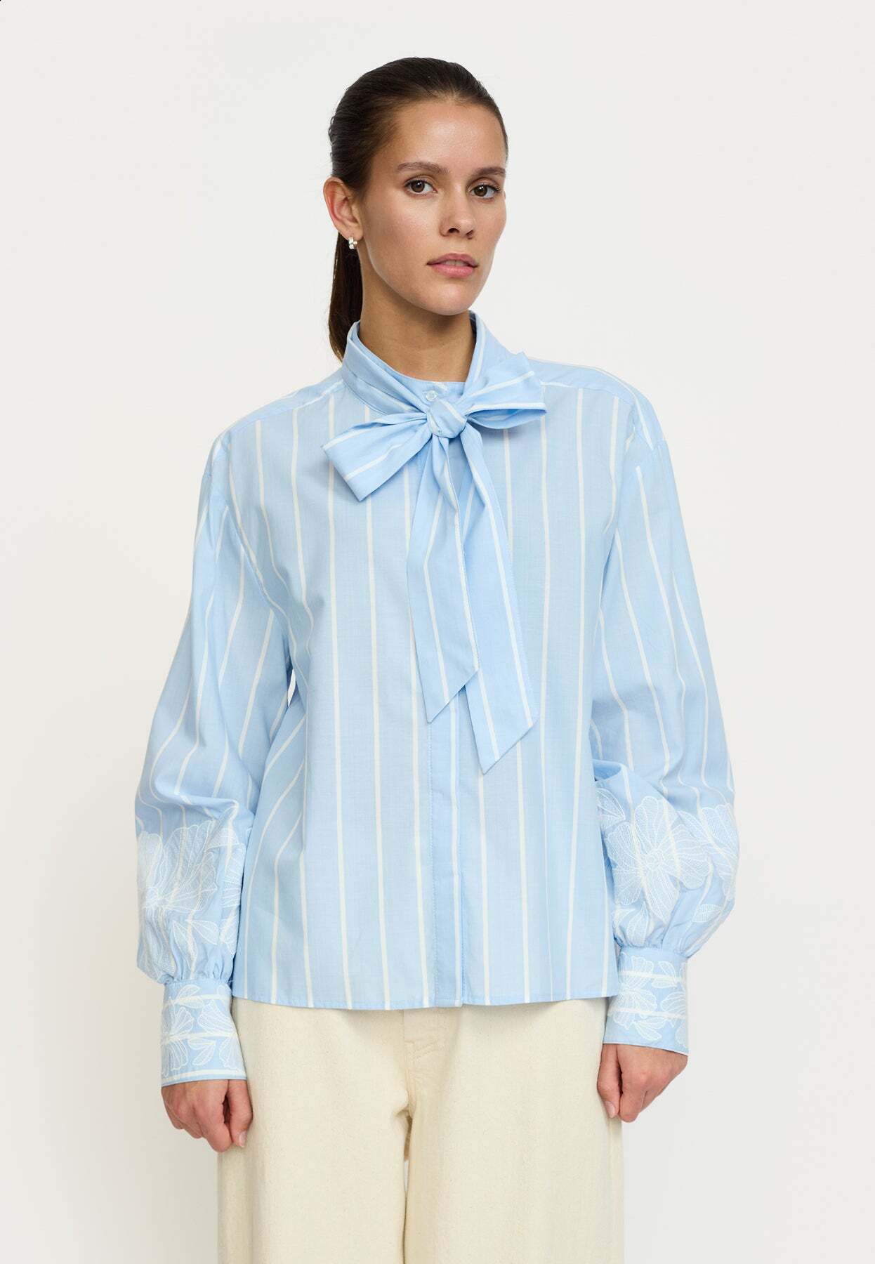 SOFT REBELS BLOUSE KIRI WINDSURFER/SNOW WHITE STRIPE
