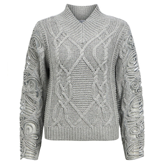 OBJECT TRUI ELISSE LIGHT GREY MELANGE