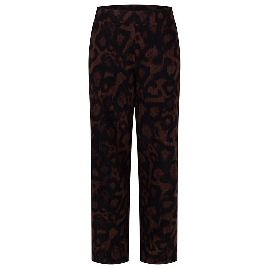 TRAMONTANA BROEK SHADOW DOTS PRINT BROWN