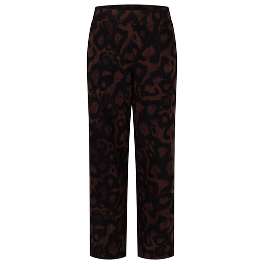 TRAMONTANA BROEK SHADOW DOTS PRINT BROWN
