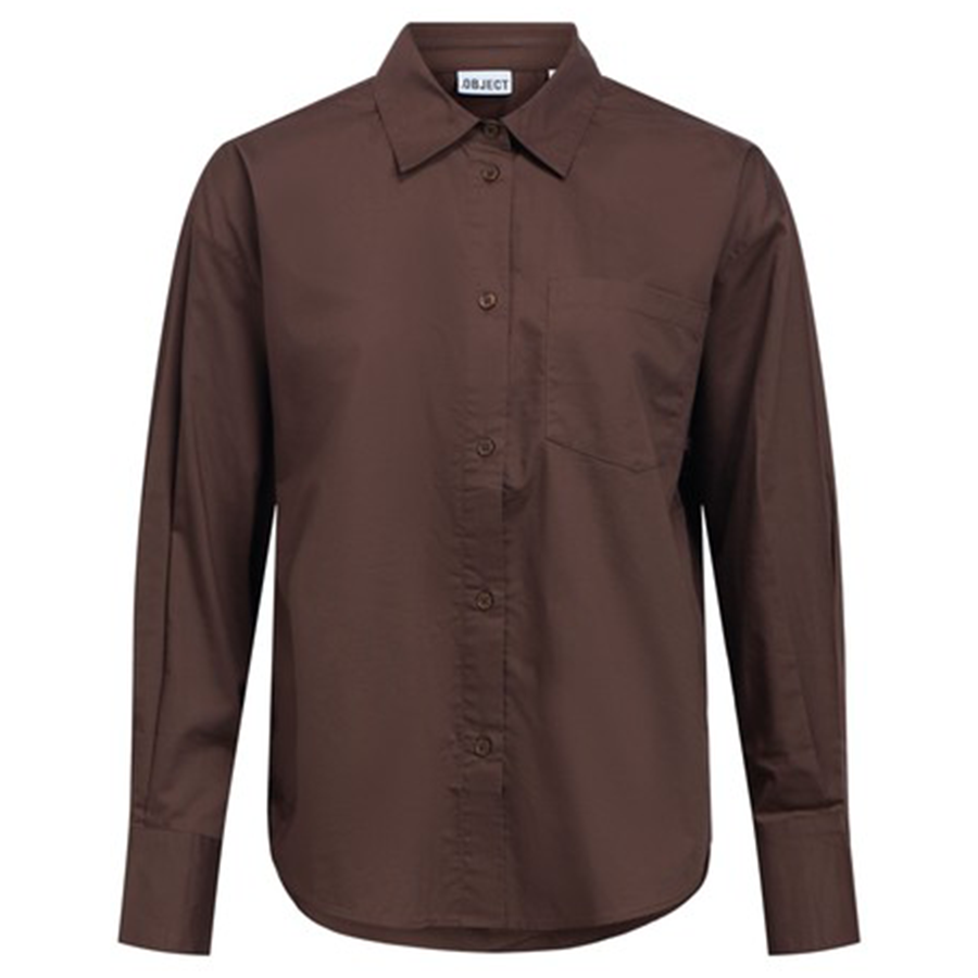 OBJECT BLOUSE ZILA SEAL BROWN