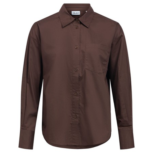 OBJECT BLOUSE ZILA SEAL BROWN