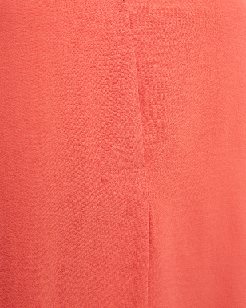 FREEQUENT BLOUSE TULIP HOT CORAL