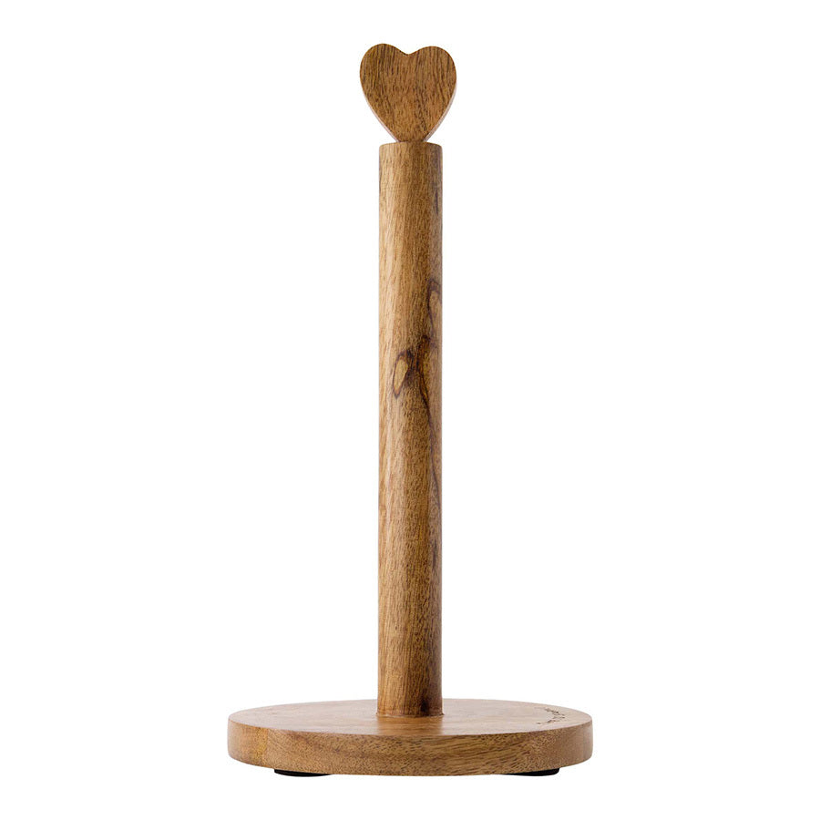 ZUSSS KEUKENROLHOUDER HOUT HARTJE NATUREL