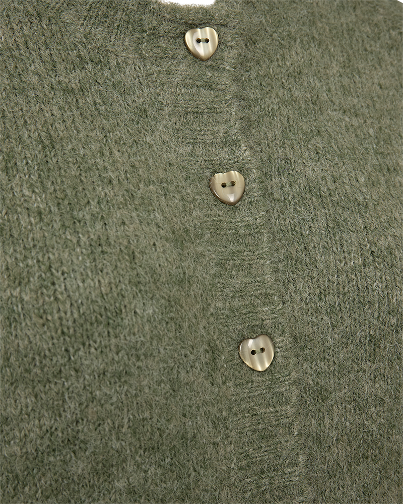 FREEQUENT VEST LOUISA CALLISTE GREEN MELANGE