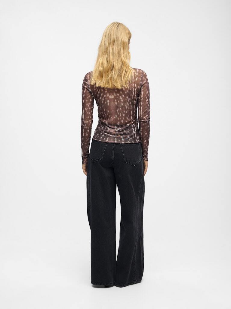 OBJECT TOP MONTANA COCOA BROWN/CLOUD DANCER/BLACK