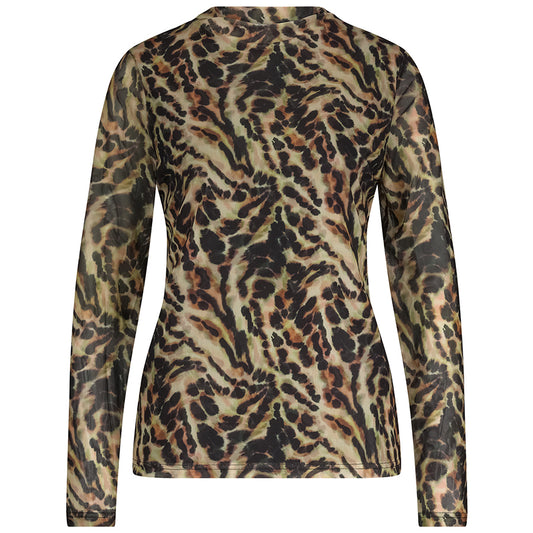 TRAMONTANA TOP MESH PRINT NEUTRALS