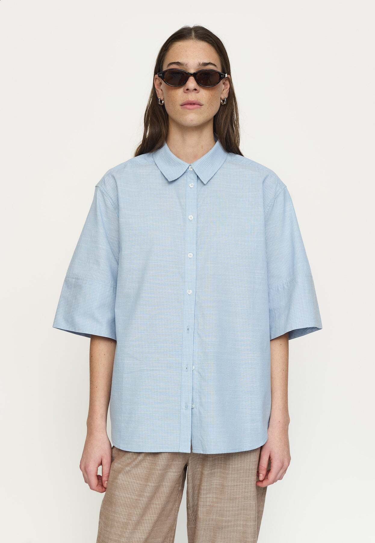 SOFT REBELS BLOUSE EBBI FOREVER BLUE