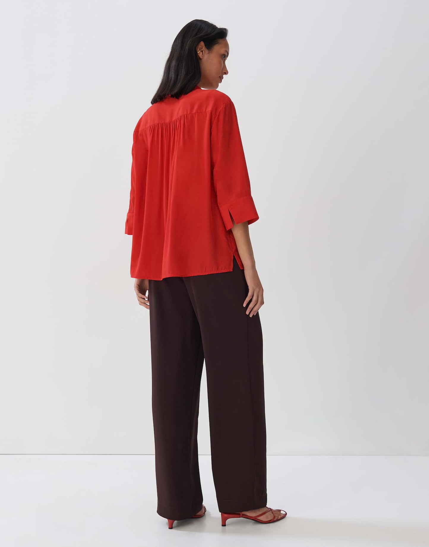 SOMEDAY BLOUSE ZISANJA VIBRANT RED