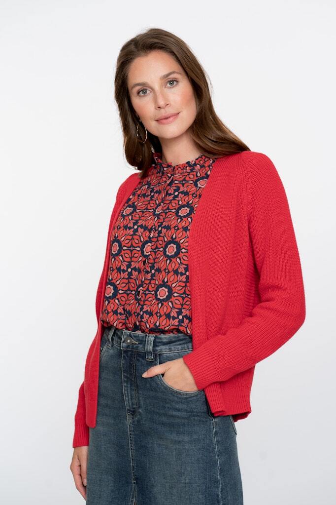 GEISHA VEST BASIC RED