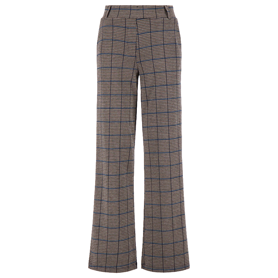 ZUSSS BROEK RUIT HAZELNUT/BLACK