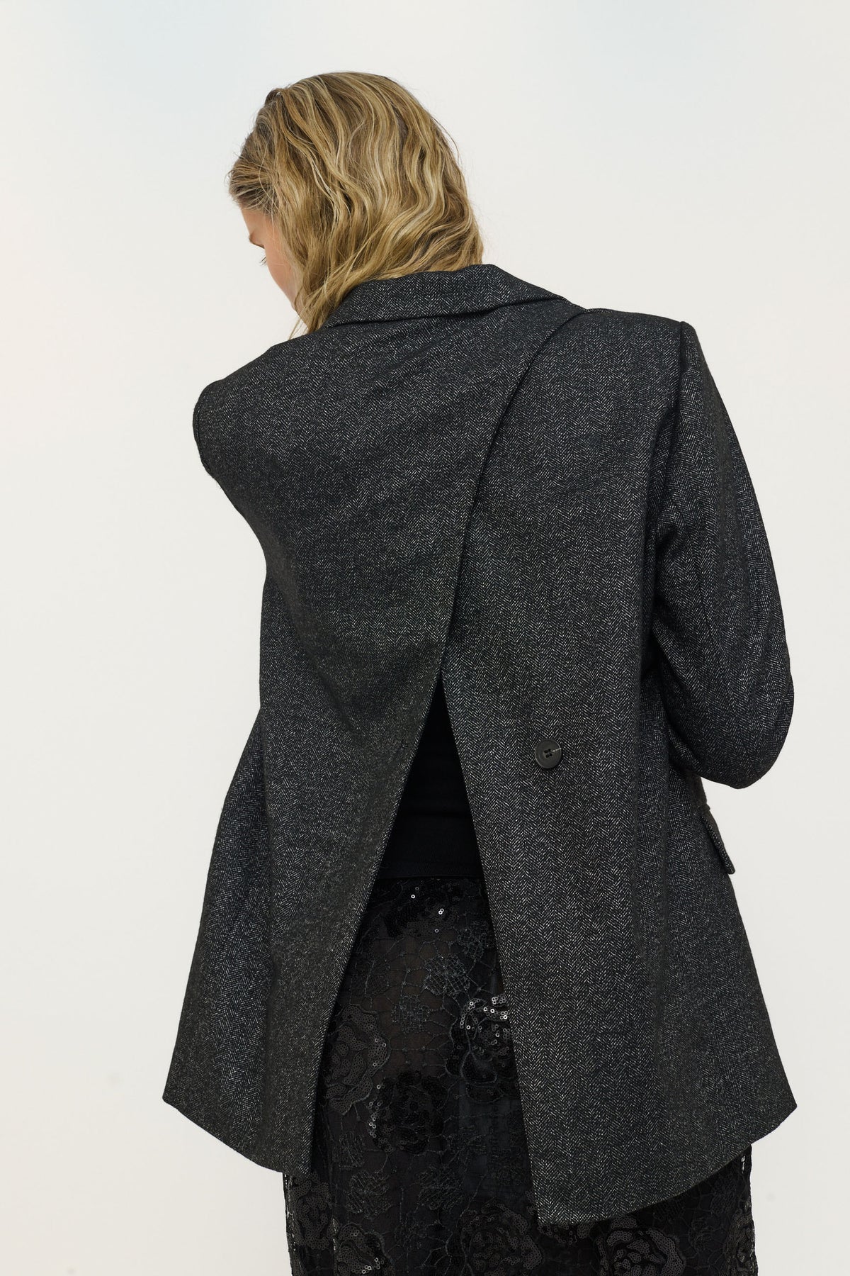 SOFT REBELS BLAZER PACE BLACK