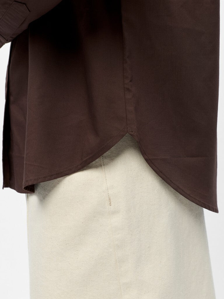 OBJECT BLOUSE ZILA SEAL BROWN