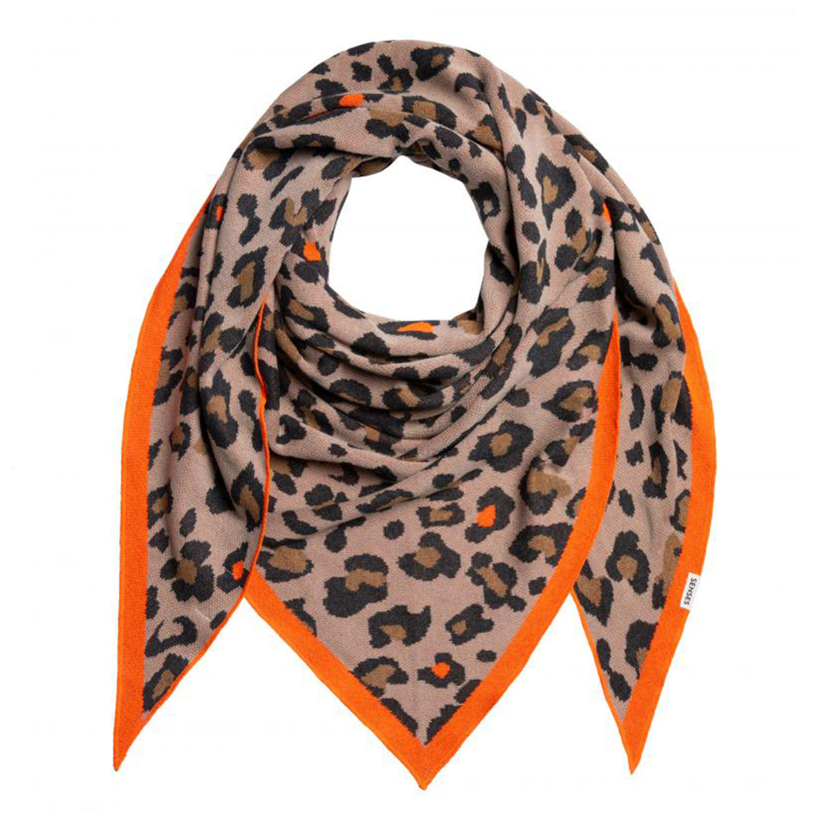 SENSES THE LABEL SJAAL LUIPAARDPRINT BEIGE