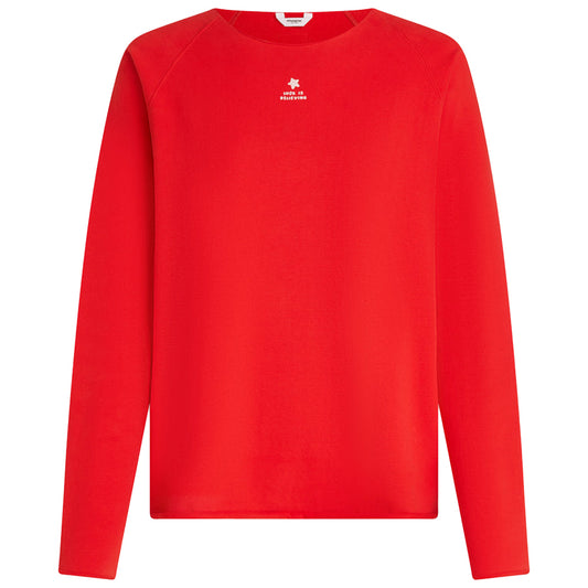 PENN&INK SWEATER LUCK TOMATO/ECRU