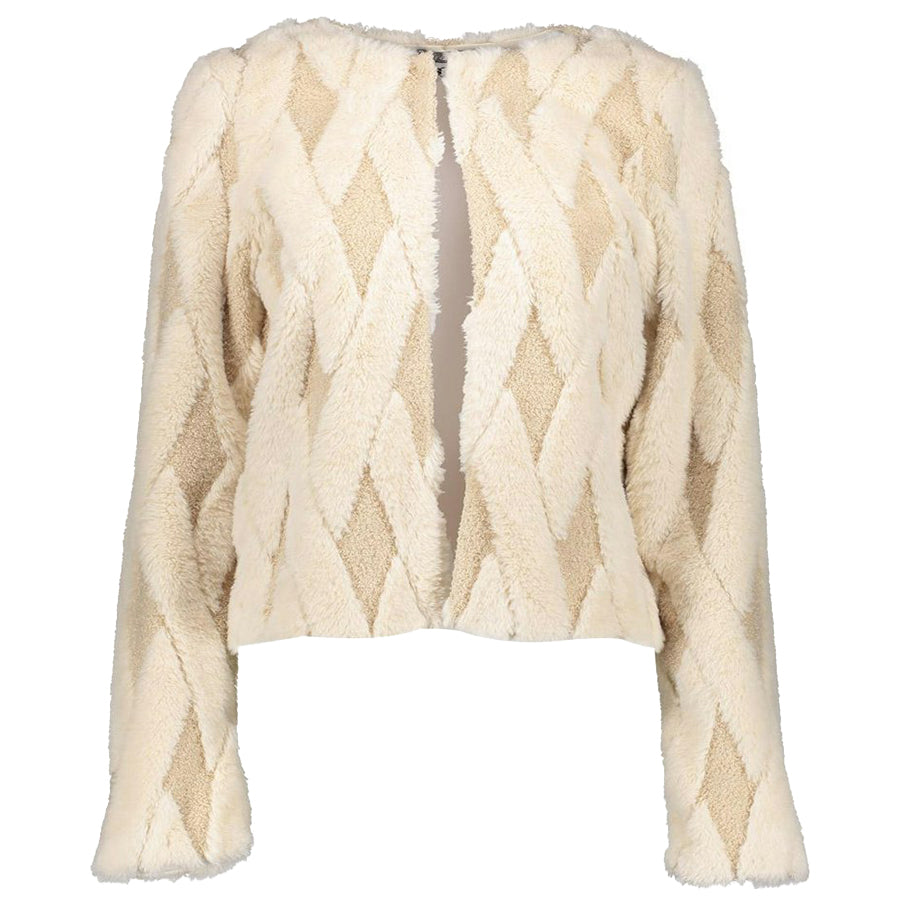 GEISHA JASJE FLUFFY RUITPATROON ECRU