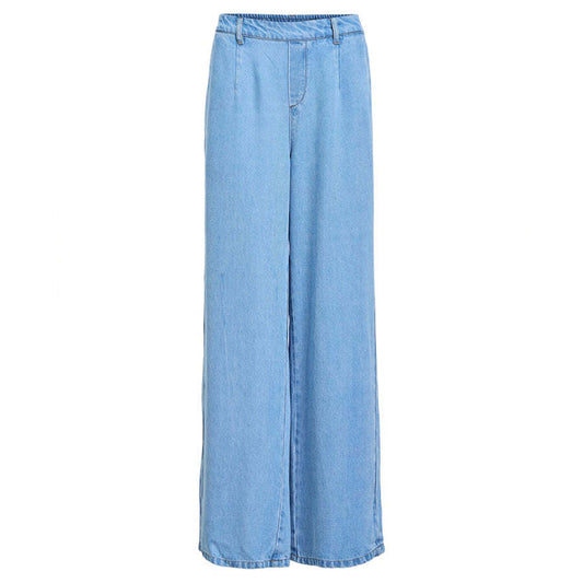 OBJECT BROEK FRAME LIGHT BLUE DENIM