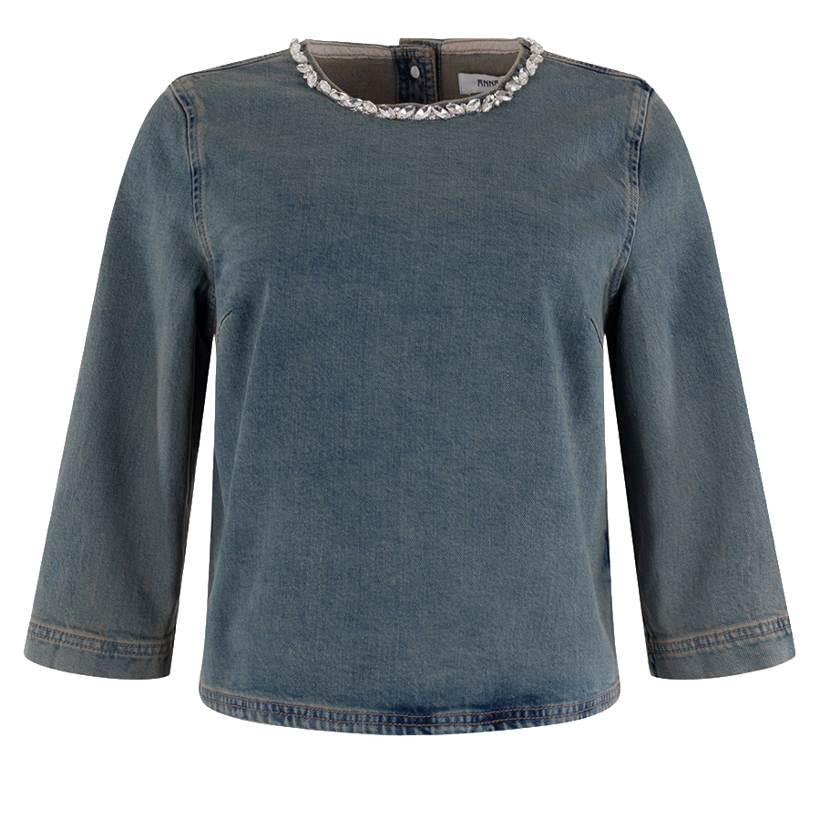 ANNA TOP TINA DIRTY DENIM