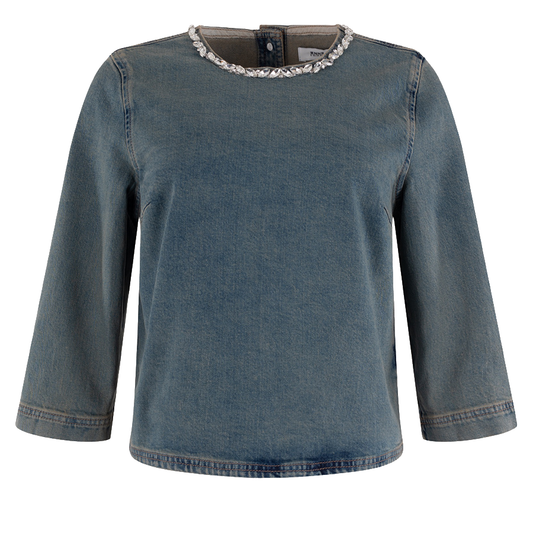 ANNA TOP TINA DIRTY DENIM