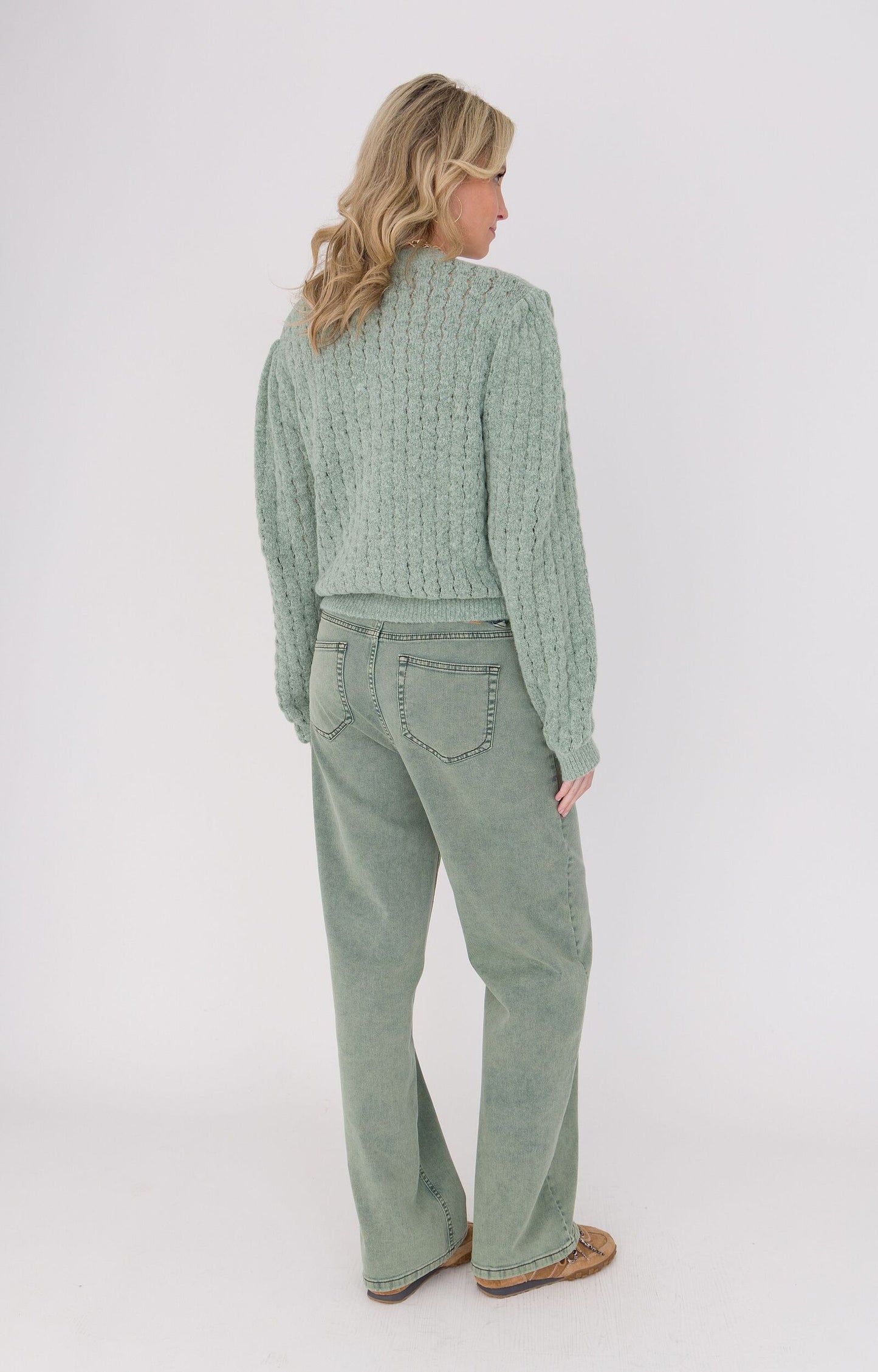 ANNA JEANS HIGH WAIST TEAL