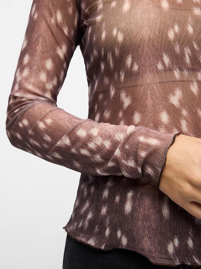 OBJECT TOP MONTANA COCOA BROWN/CLOUD DANCER/BLACK