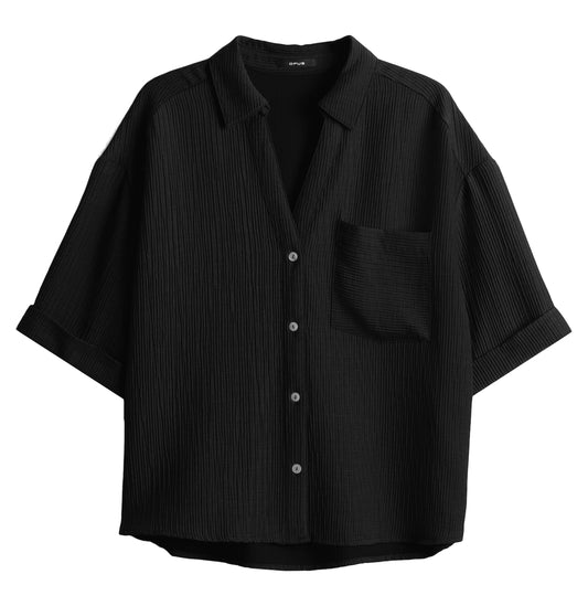OPUS BLOUSE FIORA BLACK