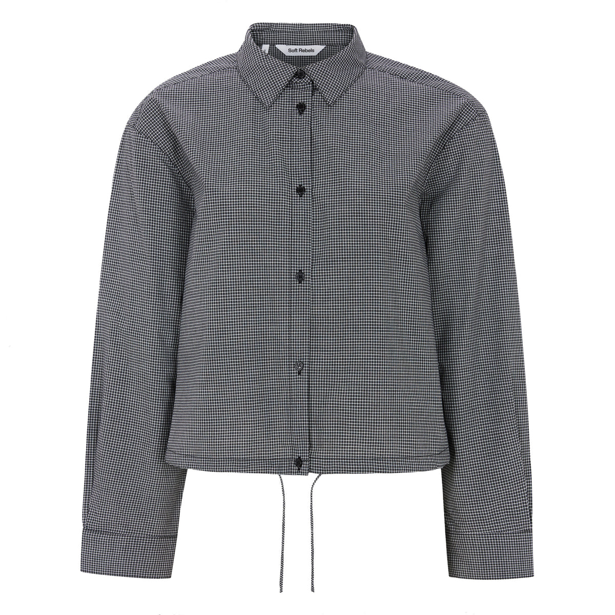 SOFT REBELS BLOUSE LOGAN BLACK